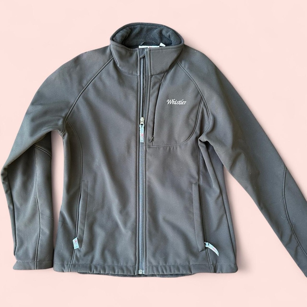 Women’s Black ski jacket Sz Large Whistler Canada